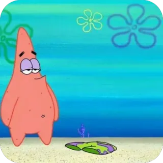 🫥 Patrick Star SpongeBob SquarePants telegram sticker