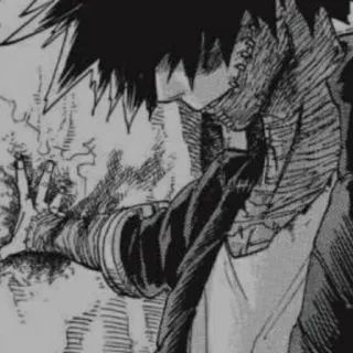 ⚡️ Dabi My Hero Academia 다비, 나의 히어로 아카데미아, 애니메이션, 빌런, 불, 불타는 telegram sticker