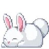 White random @TgEmoji telegram emojis 🐇