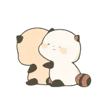 😙 Panda, Lucu, Binatang, Kawaii, Kartun telegram sticker