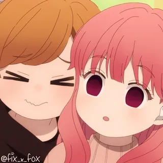 🤗 Hitori Gotoh, Nijika Ijichi Bocchi the Rock! @fix_x_fox telegram sticker
