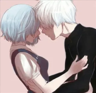🔥 Anime, Romantik, Paar, Cartoon, Liebe whatsapp sticker