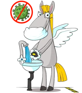 Raiffeisen Pegasus @stickersb2b telegram stickers