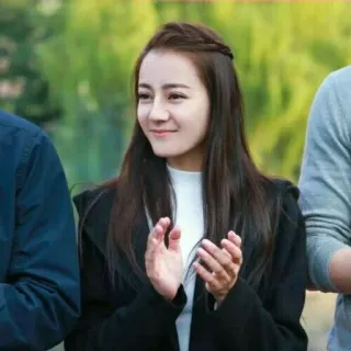 🌟 Dilraba Dilmurat Nữ diễn viên, Phụ nữ, Chân dung, Người nổi tiếng, Châu Á telegram sticker