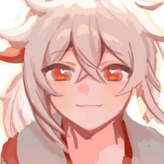 🥰 Kaedehara Kazuha Genshin Impact 动漫, 原神, 枫原万叶, 游戏, 角色, 同人 telegram sticker
