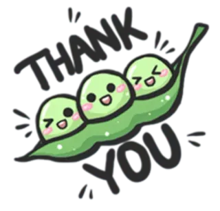 😀 Thank you groch, dziękuję, słodkie, jedzenie, kreskówka, warzywa telegram sticker