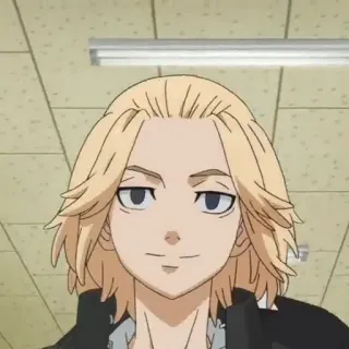 ⛓ Manjiro Sano Tokyo Revengers anime, blond, character, Manjiro Sano, Tokyo Revengers telegram sticker