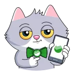 😏 Cat telegram sticker