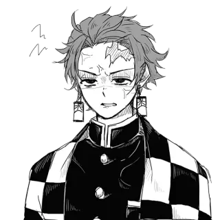 😠 Tanjiro Kamado Demon Slayer Anime, Manga, Thanh Gươm Diệt Quỷ, Tanjiro Kamado telegram sticker