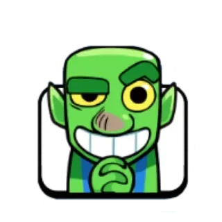 😉 Goblin Clash Royale gobelin, Clash Royale, jeu vidéo, personnage, fantaisie whatsapp sticker