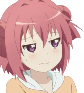 🤨 Anime, Chica, Expresión, Dibujo animado, Retrato, Lindo telegram sticker
