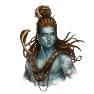 ✨ Shiva Hinduism, god, snake, religion, spiritual, deity telegram sticker
