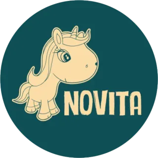 🦄 NOVITA unicorn, cartoon, cute, horse, animal, sticker telegram sticker