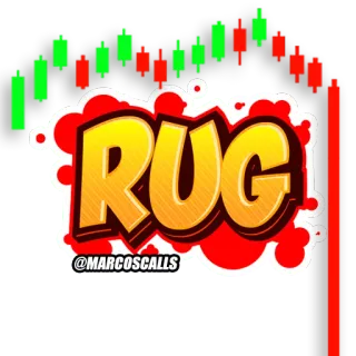 😡 RUG rug, crypto, finance, meme, investment telegram sticker