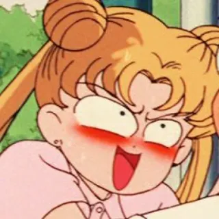 🌙 Sailor Moon Anime, Manga, Sailor Moon, Cartoon, Personage, Grappig, Uitdrukkingen telegram sticker