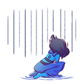 😨 Lapis Lazuli Steven Universe dessin animé, pleurer, triste, eau, lapis-lazuli, Steven Universe whatsapp sticker
