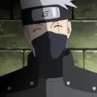 🥷 Kakashi Naruto anime, ninja, kakashi, naruto, manga, character telegram sticker