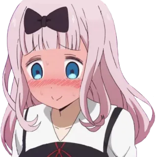 😳 Chika Fujiwara Kaguya-sama: Love Is War Anime, Chika, Kaguya-sama, Love is War, Carino, Manga whatsapp sticker