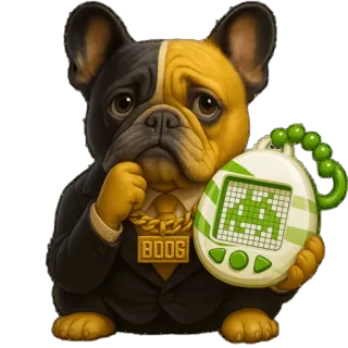 Bulldog telegram stickers