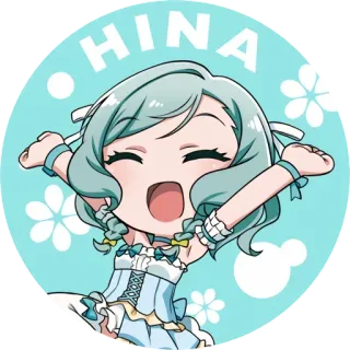 😣 Hina HINA Anime, Manga, Süß, Kawaii, Chibi, Mädchen, Charakter telegram sticker