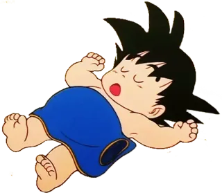 ✋ Goku Dragon Ball アニメ, ドラゴンボール, 悟空, 漫画, 赤ちゃん telegram sticker