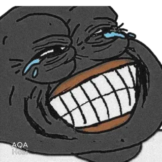 😂 pepe, blackface, meme, internetmeme, racistisch, beledigend, satire telegram sticker