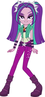😏 Aria Blaze My Little Pony: Equestria Girls Aria Blaze, My Little Pony, Equestria Girls, personaje de dibujos animados telegram sticker