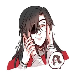☺️ Anime, Personage, Tekening, Portret telegram sticker