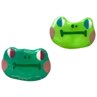 🐸 frog, cute, animal, green, amphibian, cartoon telegram sticker