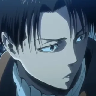 ⚔ Levi Ackerman Attack on Titan Anime, Karakter, Levi, Ackerman, Attack on Titan telegram sticker