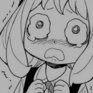 🎀 Anya Forger Spy x Family Anime, Manga, Spy Family, Anya Forger, süß, geschockt, Cartoon telegram sticker