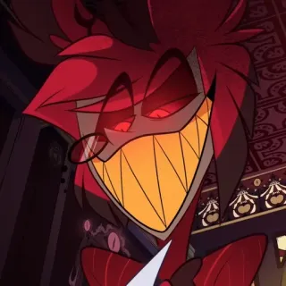 🌟 Alastor Hazbin Hotel 악마, 라디오, 호텔, 만화, 악 telegram sticker