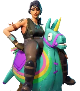 🦄 Fortnite Fortnite, Trò chơi điện tử, Lạc đà không bướu, Nhân vật, Game telegram sticker