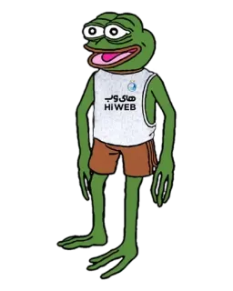 ⚽️ Pepe the Frog های وب
HIWEB pepe, katak, meme, kartun, hiweb, persia whatsapp sticker