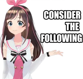Kizuna Ai ❤️ whatsapp stickers