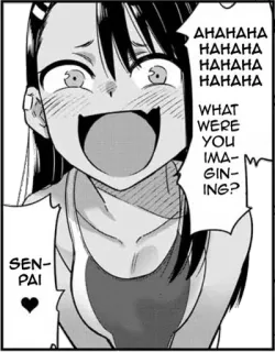 😂 Nagatoro Don't Toy with Me, Miss Nagatoro AHAHAHAHAHAHAHAHA
WHAT WERE YOU IMAGINING?
SENPAI Anime, Manga, Nagatoro, Senpai, Burlas, Comedia telegram sticker