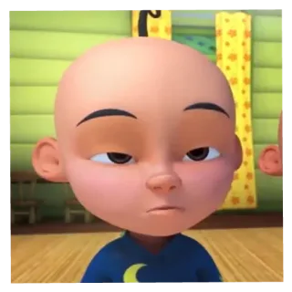 🏁 Upin Upin & Ipin мультфильм, анимация, Упин, Упин и Ипин, ребенок, персонаж telegram sticker