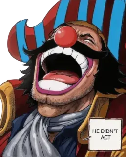 😄 HE DIDN'T ACT telegram sticker