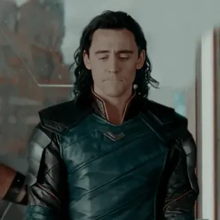 😑 Loki Loki, Marvel, Avengers, Tom Hiddleston, superhero, god, villain telegram sticker