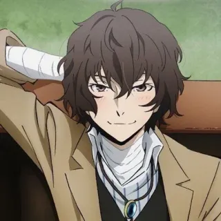 🪜 Dazai Osamu Bungou Stray Dogs Anime, Dazai, Bungou Stray Dogs, Personaje, Osamu Dazai telegram sticker
