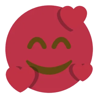 🥰 emoji, smile, hearts, love, happy, cute telegram sticker