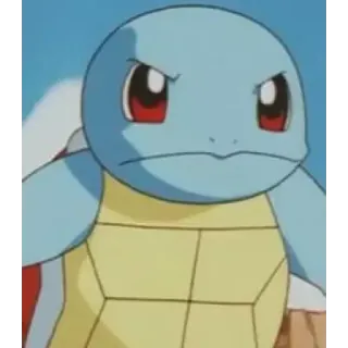 😠 Squirtle Pokemon pokemon, squirtle, cartoon, anime telegram sticker