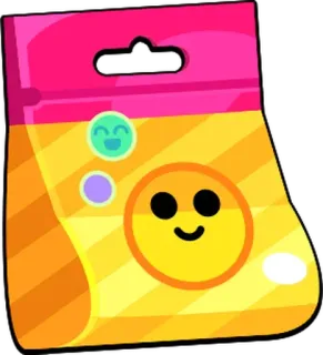 🛍 sticker, emoji, smiley face, package telegram sticker