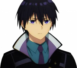 😶 Anime, Personaje, Retrato, Chico anime telegram sticker