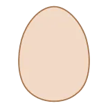 🥚 egg, food, oval telegram sticker