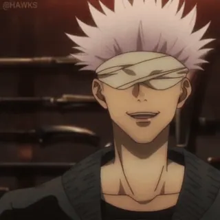 👍 Satoru Gojo Jujutsu Kaisen Anime, Mangá, Gojo, Jujutsu Kaisen, Satoru Gojo, Personagem telegram sticker