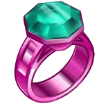 🎁 bague, bijou, pierre précieuse, émeraude, accessoire, mode whatsapp sticker