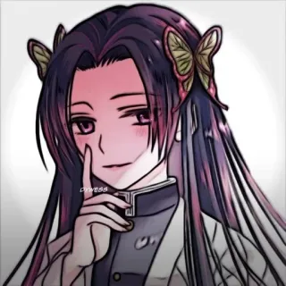 🌸 Kanae Kocho Demon Slayer Anime, Demon Slayer, Kanae Kocho, Manga, Kupu-kupu, Gadis whatsapp sticker