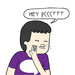 👀 HEY PSSSTTT telegram sticker
