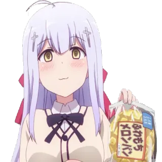 😈 みかちメロンパン Anime, Ragazza, carina, Manga, Personaggio telegram sticker